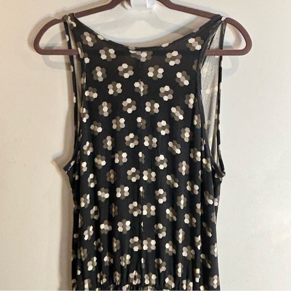 SMASH + TESS HILARY DUFF Collab Sz M Abstract Floral Scoop Neck Jumpsuit - Picture 7 of 9